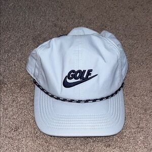 Nike Grey Golf Cap with Navy Blue Logo